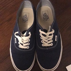 Navy blue vans shoes